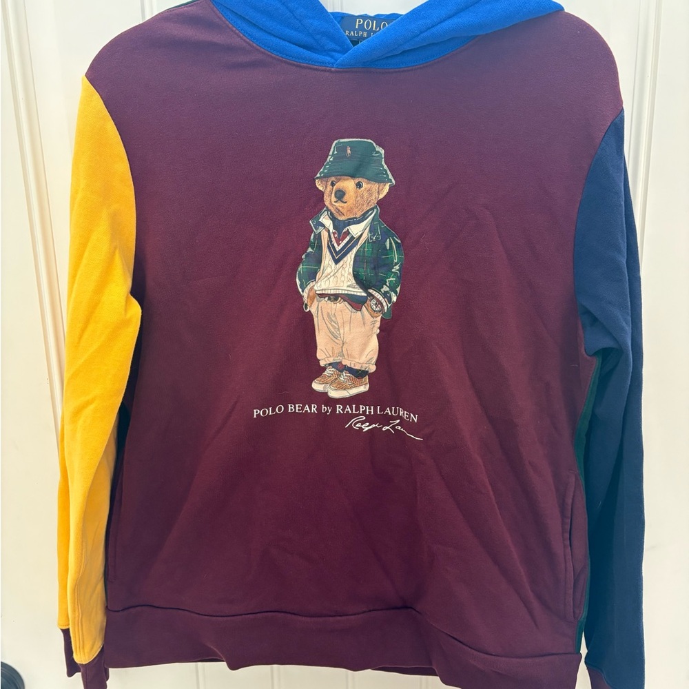 Polo by Ralph Lauren Multi-Color Polo Bear Hoodie